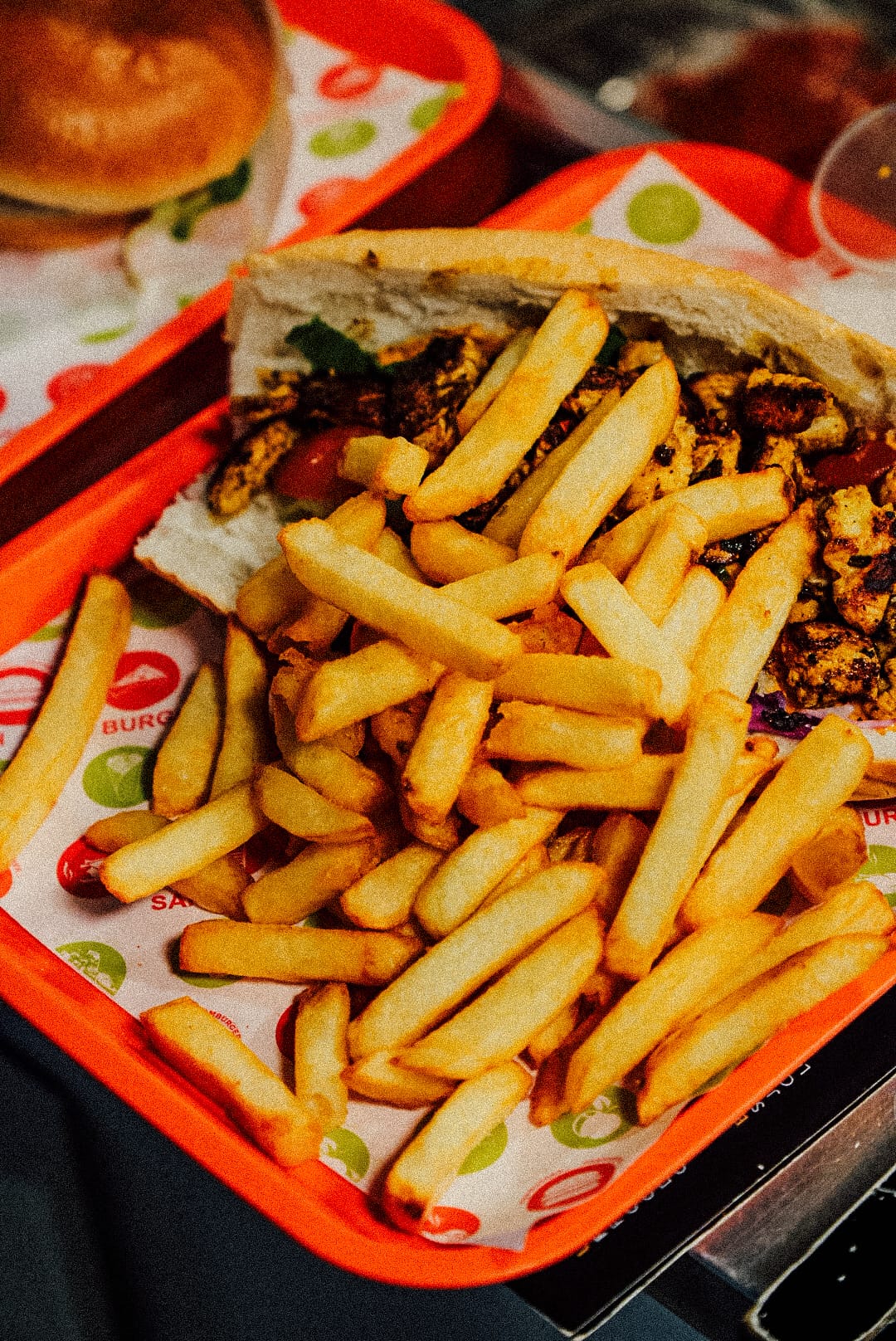 Brochettes et frites maison